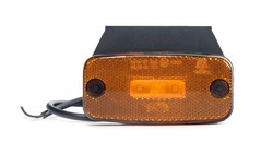 Side light position 2 LEDs and amber catadioptric support 90º Hella type