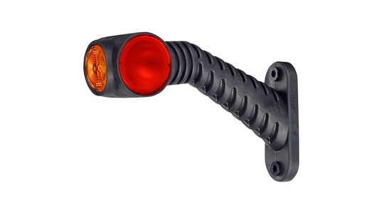 Piloto lateral trasero Led 12/24V efecto Neón izquierdo brazo 45°