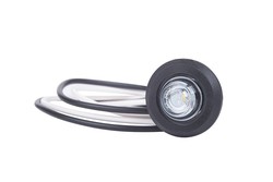 Round white Horpol Led light - Front position. pressure mount