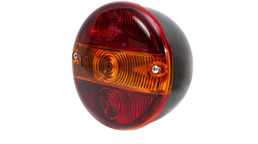 Multifunction rear light 3 services round Saw/Hella