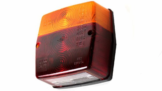 Rear light 3 services without reflector 890