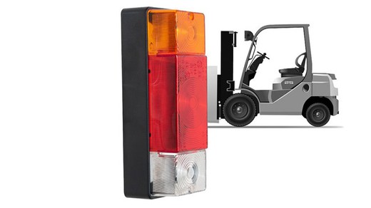Forklift Taillight with Reverse Sim