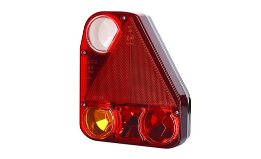 Right rear light (reversing function) with triangle for trailer