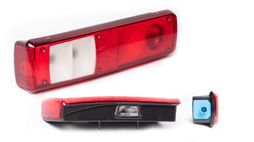 Left rear light (driver's side) with license plate light LC9 Vignal Renault Volvo 2006>