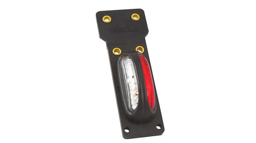 Rear side light with rubber support in Led Vignal 112110