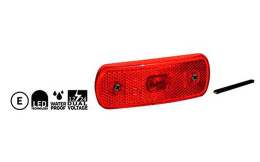Taillight LED position and red reflector Sim 3157
