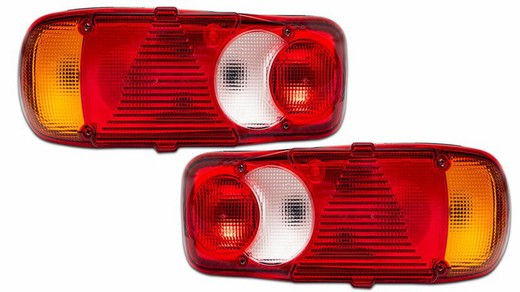 Trailer rear light with triangle Vignal LC5T