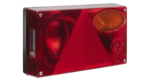 Right trailer rear light (passenger side) with fog light with 5-pin connector Sim 3139