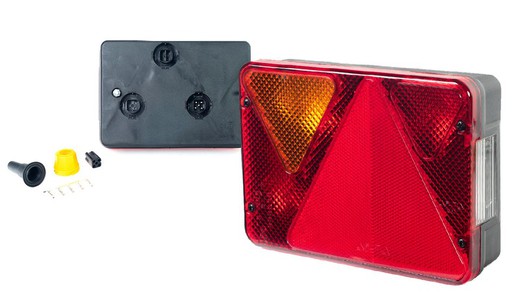 Left trailer taillight (driver's side) with fog light RL80.IN
