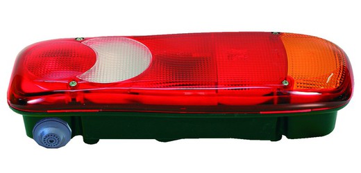 Multi-function rear Vignal light on the right side (passenger) with audible backup alarm. Iveco OEM 5801426917