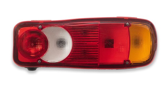 Right side multifunction rear light (passenger) with backup audible alarm