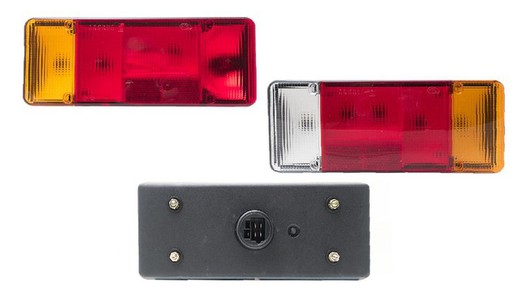 Taillights five services of large rear connector