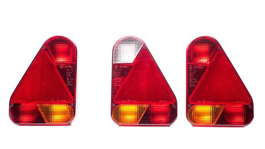 Trailer rear lights with triangle FP74 Ajba