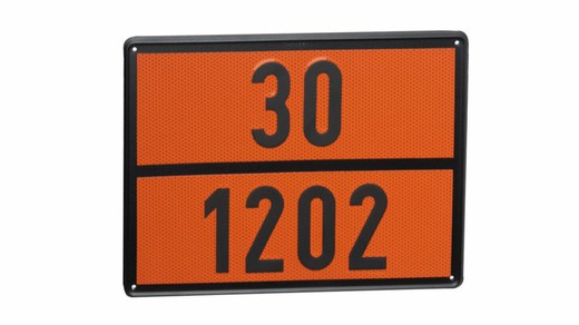 Gefahrgutschild Diesel 30/1202 Homologation V11