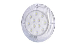 Led 12V round interior ceiling light with translucent ring