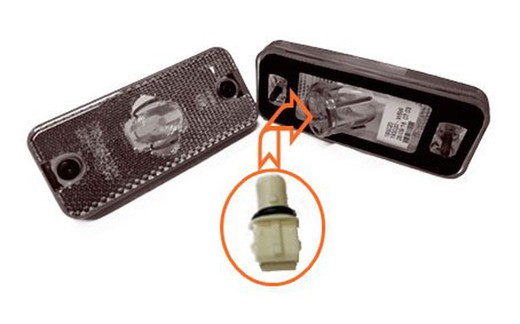 Vignal front or side pilot light bulb holder