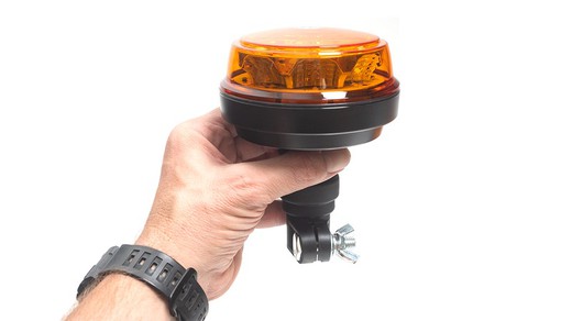 Base tubolare flessibile extrapiatta rotante LED multifunzione R65 con impugnatura 12/24 volt