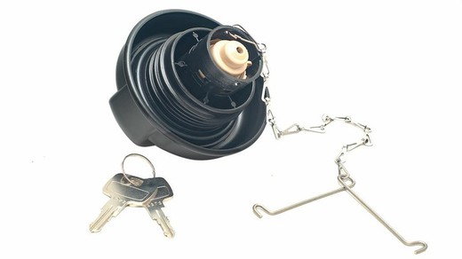 Iveco fuel cap with key