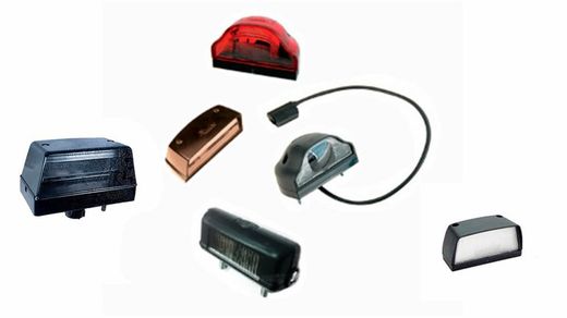 Lâmpada da placa da matrícula dos pilotos