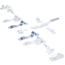 Abrazadera estrecha 40 para tubo de Ø 27 mm falleba tipo contenedor 1 unidad