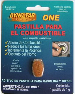 Aditivo gasolina y diesel Dyno-Tab One