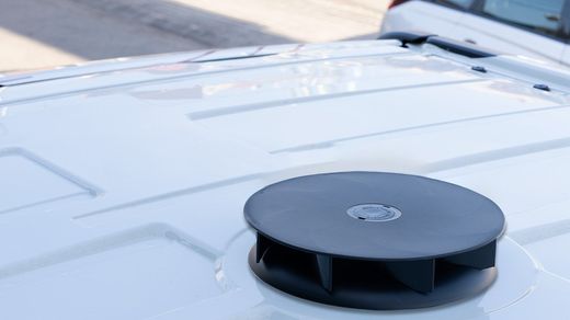 Ceiling Rotating Slim Round Fan Aerator