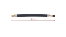 Pneumatic valve extension flexible rubber tube 210 mm