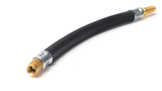 Pneumatic valve extension flexible rubber tube 210 mm