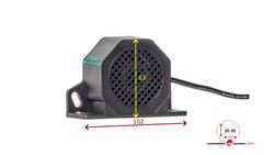 Reversing alarm of 97db voltage DC 10 to 80 V