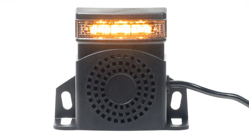 Rückfahrwarner mit LED-Beleuchtung von 97 dB, Spannung DC 10 bis 80 V