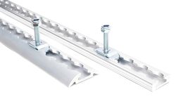 Ancoraggio fisso filetto maschio M8 x 45 mm Rail cargo in alluminio aeronautico