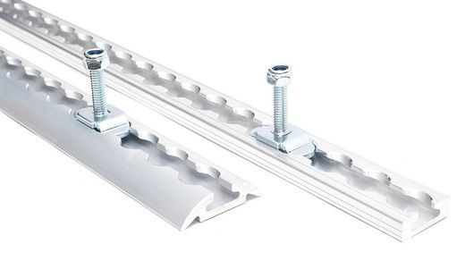 Ancoraggio fisso filetto maschio M8 x 45 mm Rail cargo in alluminio aeronautico