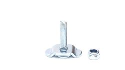 Ancoraggio fisso filetto maschio M8 x 45 mm Rail cargo in alluminio aeronautico