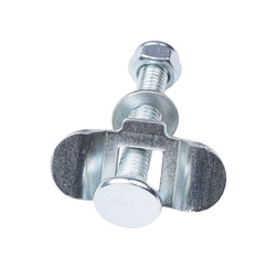 Anclaje macho fijo rosca M8 x 45 mm rail carga aluminio aeronáutico