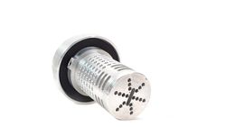 Aluminum anti-theft nozzle for diesel tank for Ø 80mm cap