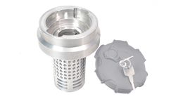 Aluminum anti-theft nozzle for diesel tank for Ø 80mm cap