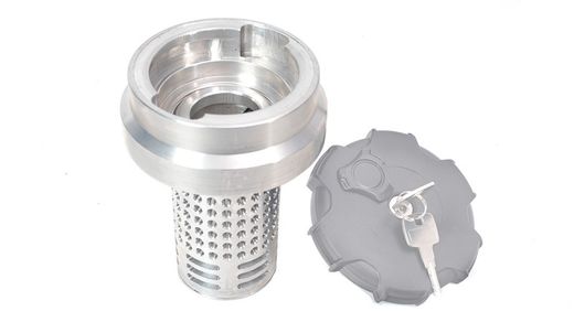 Aluminum anti-theft nozzle for diesel tank for Ø 80mm cap