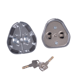 Van door lock for 1 side or rear door