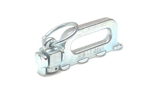 Anello fisso in acciaio zincato con profilo aeronautico a 4 punti