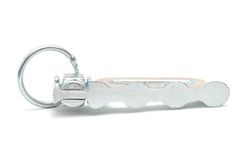 Anello fisso in acciaio zincato con profilo aeronautico a 4 punti