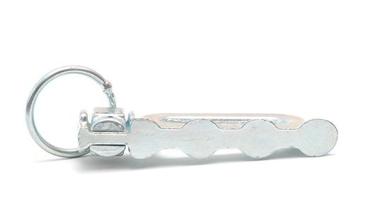 Anello fisso in acciaio zincato con profilo aeronautico a 4 punti