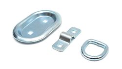 Anello di ancoraggio LC800 daN con base da incassare nel pianale di carico per camion e rimorchio