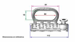 Forging ring aeronautical profile 112 mm Ø 20 mm
