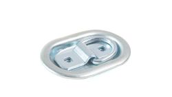 Anello di ancoraggio LC350 daN con base da incassare nel pianale di carico per camion e rimorchio