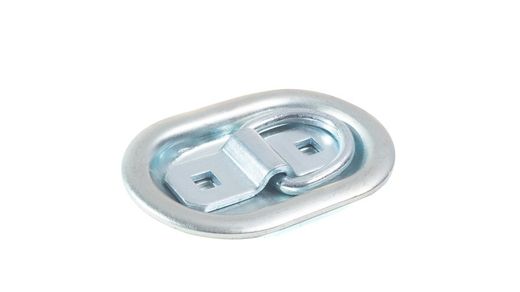 Anello di ancoraggio LC350 daN con base da incassare nel pianale di carico per camion e rimorchio