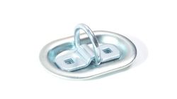 Anello di ancoraggio LC350 daN con base da incassare nel pianale di carico per camion e rimorchio