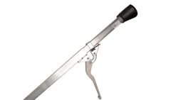 Barra di carico per il trasporto puntoni in acciaio zincato tubo quadrato tubo quadrato tappi in gomma da 1,88 a 2,85 metri