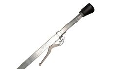 Barra di carico per il trasporto puntoni in acciaio zincato tubo quadrato tubo quadrato tappi in gomma da 1,88 a 2,85 metri