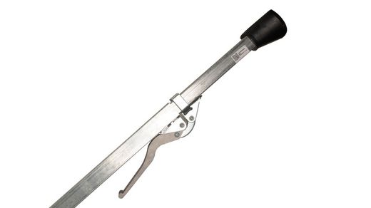 Barra di carico per il trasporto puntoni in acciaio zincato tubo quadrato tubo quadrato tappi in gomma da 1,88 a 2,85 metri