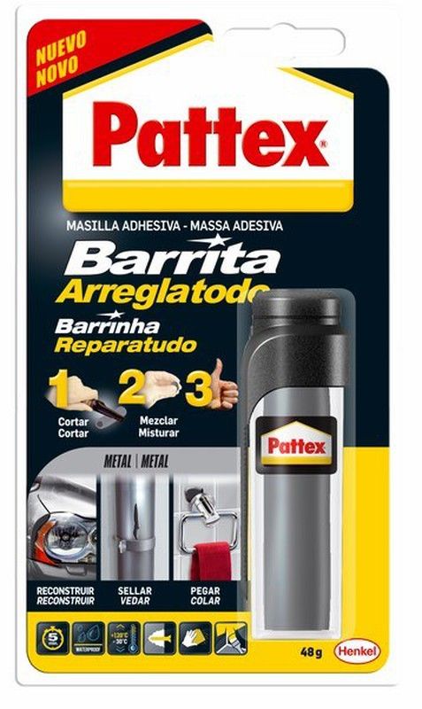 Barre fixe tout métal Pattex 48g
